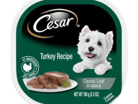 Cesar With Turkey In Meaty Juices 3.5 Oz (Case of 24) by Pedigree Online