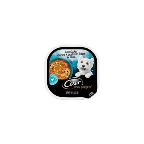 Cesar Home Delights Chicken & Vegetable 3.5 Oz (Case of 24) by Pedigree Hot on Sale