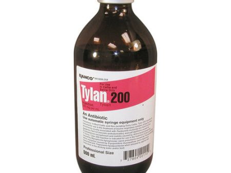 Tylan 200 Tylosin Antibiotic for Cattle and Swine 500 ML by Elanco Online Hot Sale